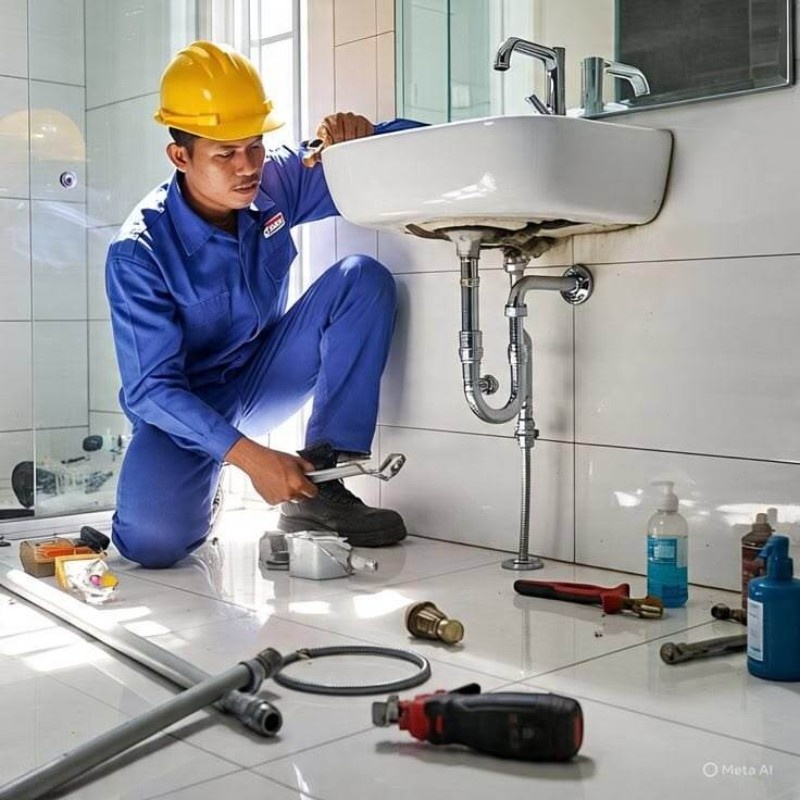 Industrial water extraction equipment removing standing water